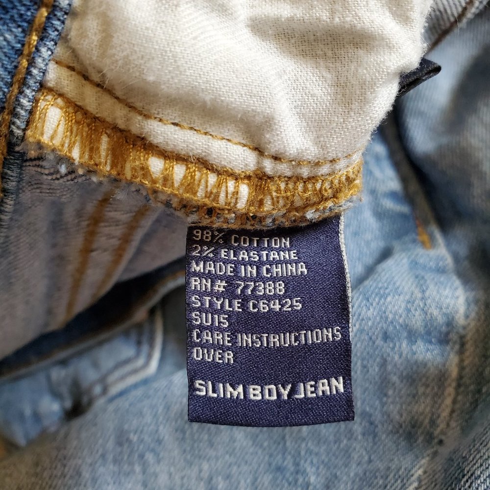 Madewell Slim Boyjean Distressed Kinsey Wash 25 - Picture 13 of 16